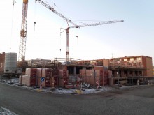 Postup výstavby k 22.1.2016